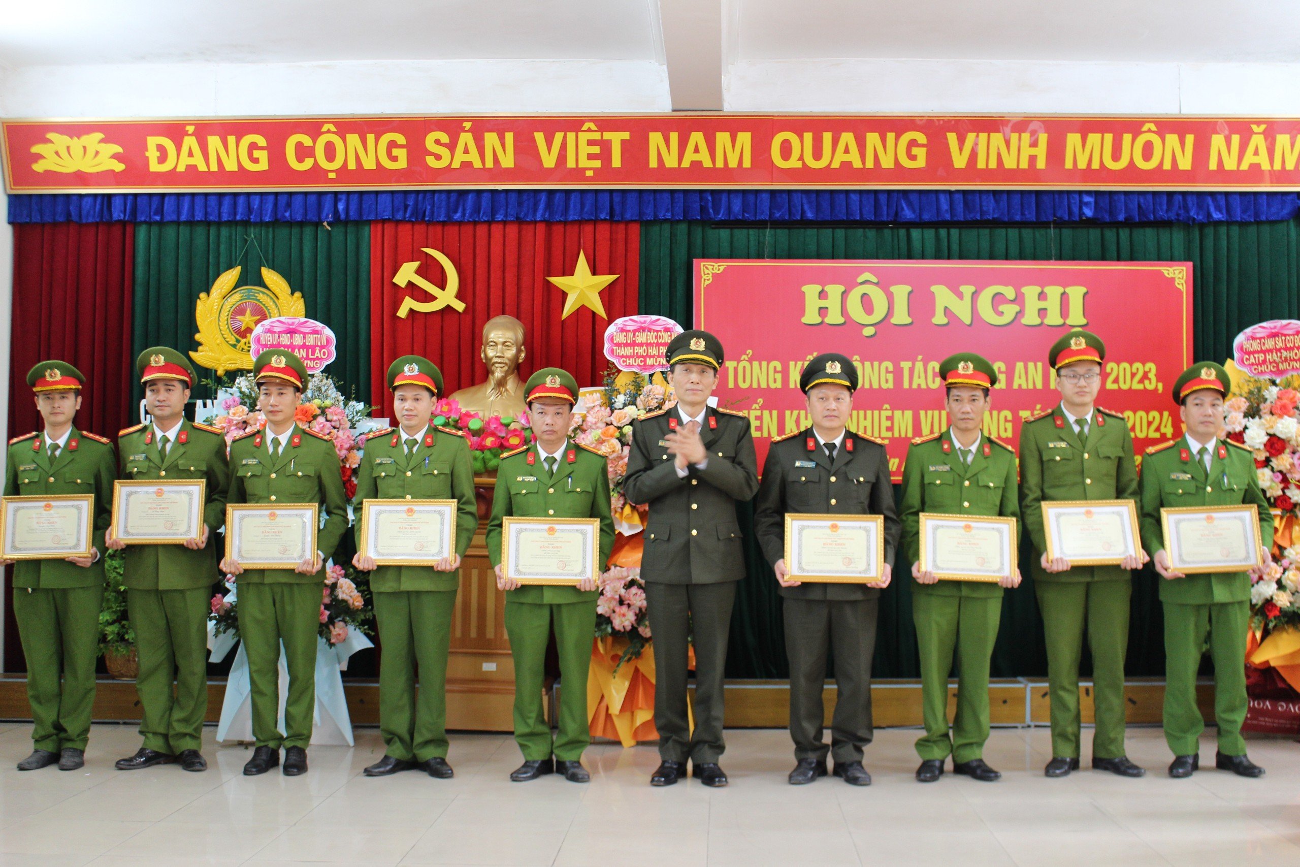 Công an huyện An Lão tổ chức triển khai chương trình công tác Công an năm 2024